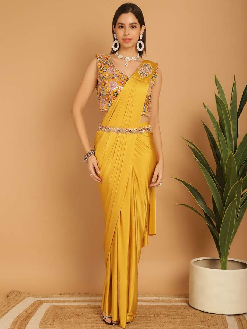 Myntra ready to wear saree outlet