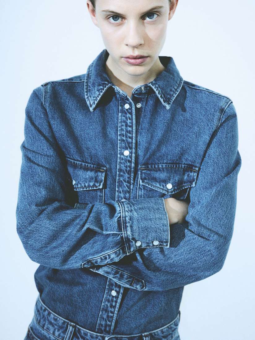 Buy H M Denim Shirt Shirts for Women 27297630 Myntra