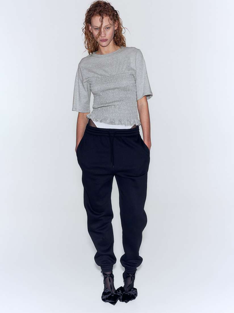 h&m top with smocking