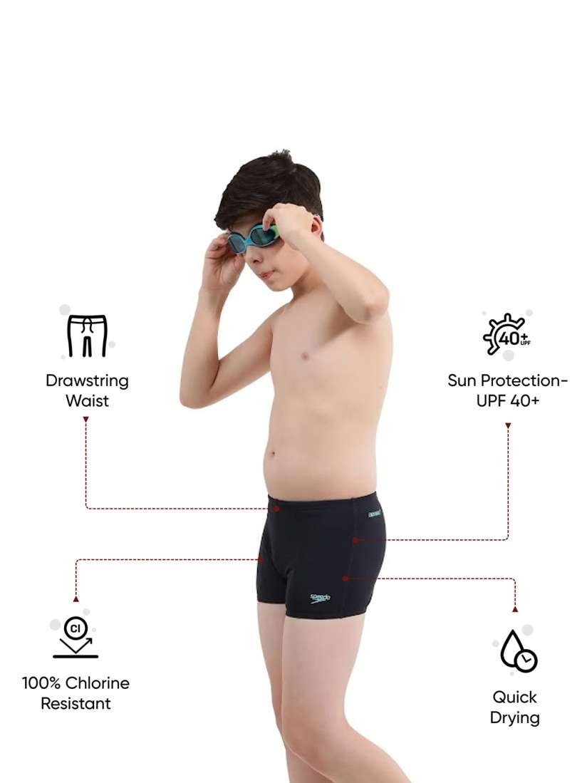 Boys slim swim trunks 2025