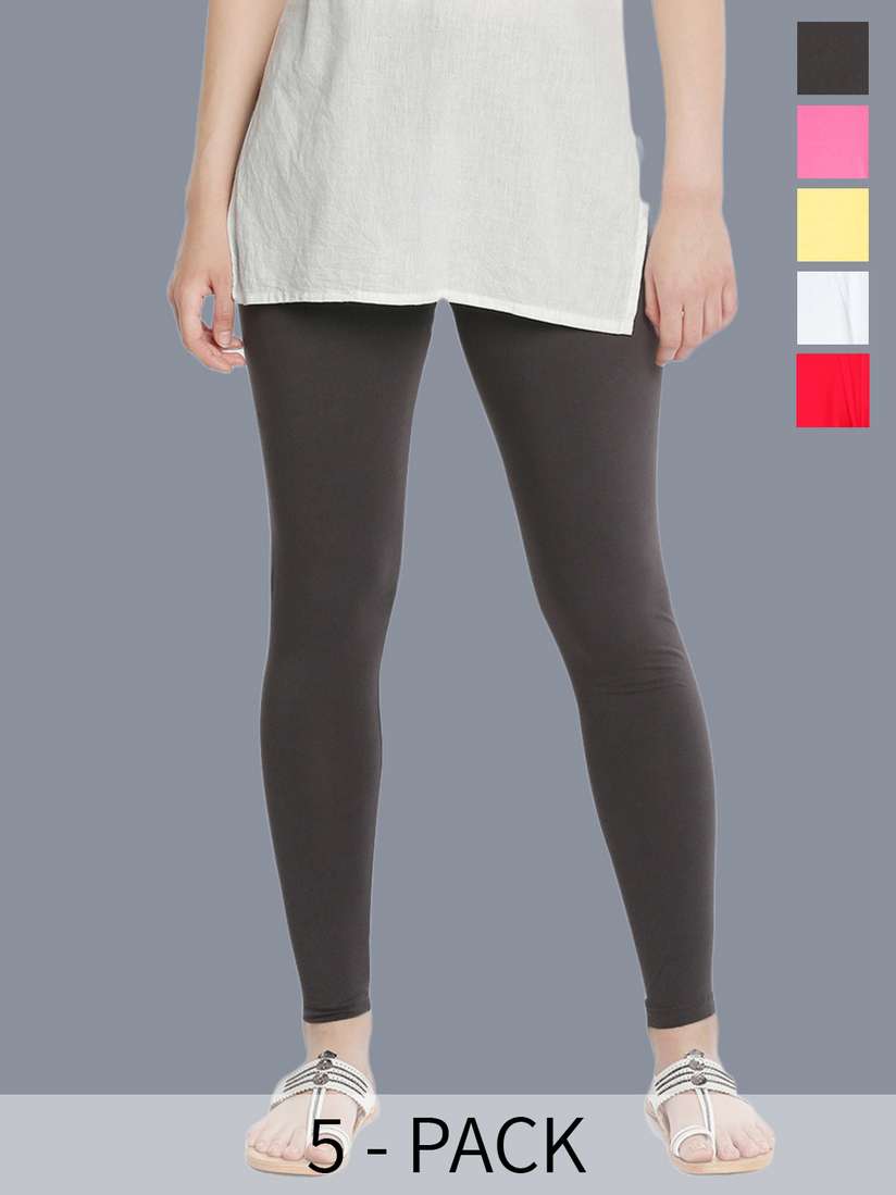 Buy Dollar Missy Pack Of Ankle Length Leggings Leggings for