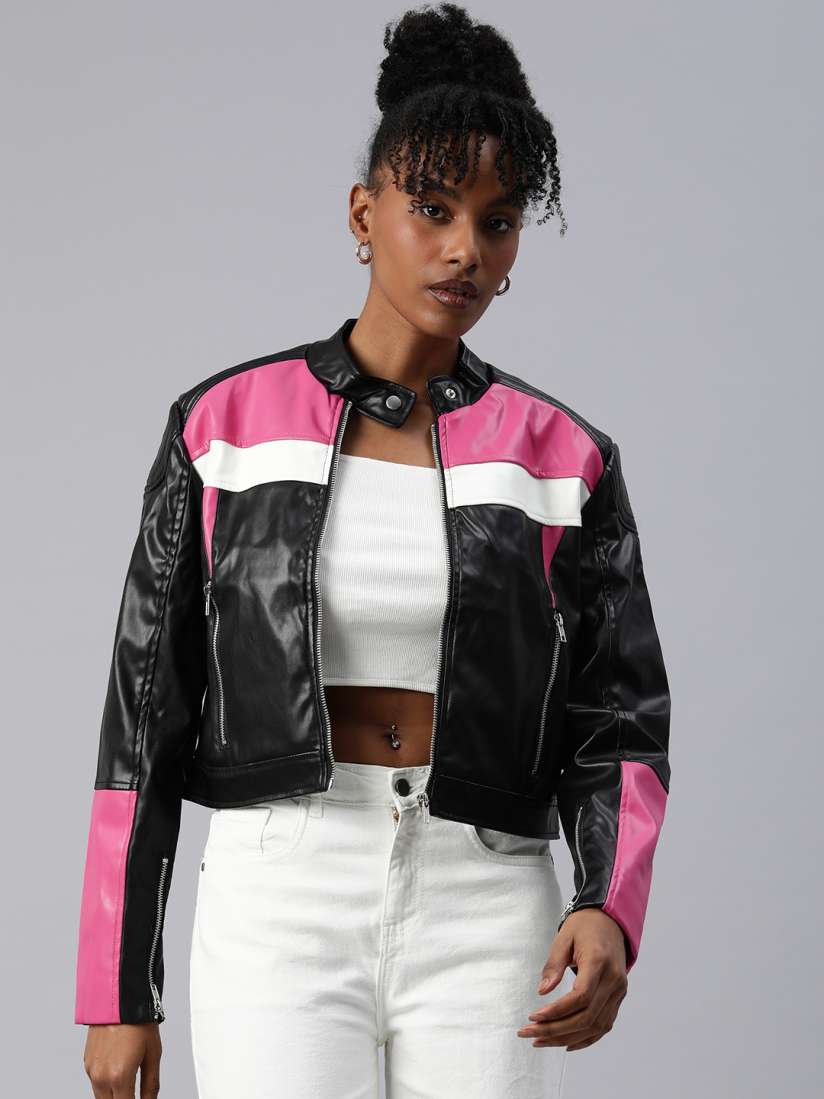 Myntra biker jacket clearance
