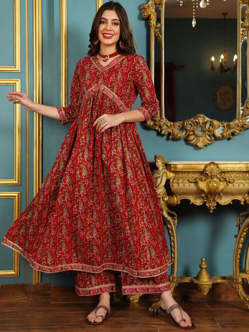 Myntra cotton anarkali suits store