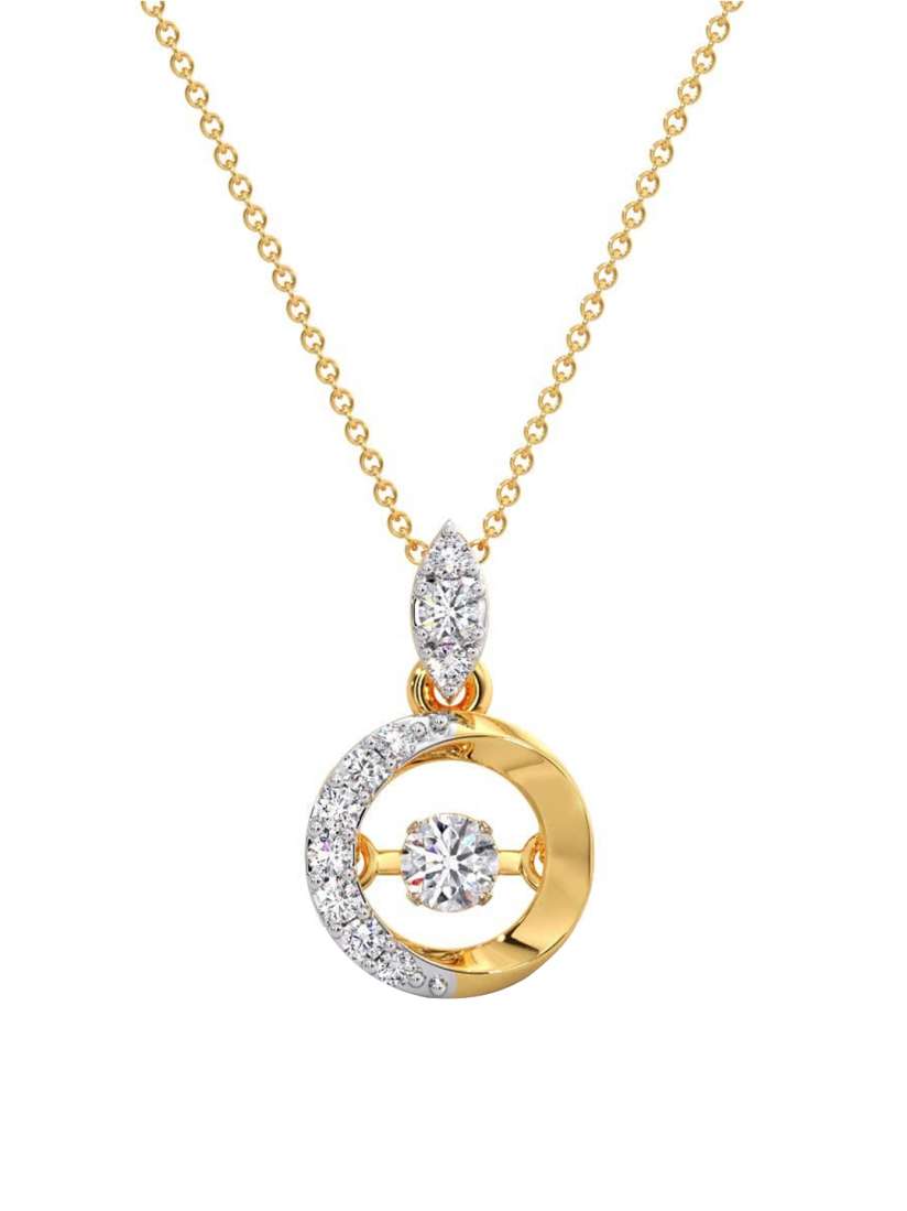 Buy CANDERE A KALYAN JEWELLERS COMPANY 18KT Gold Diamond Pendant 0.45gm Pendant Diamond for Women 27311264 Myntra