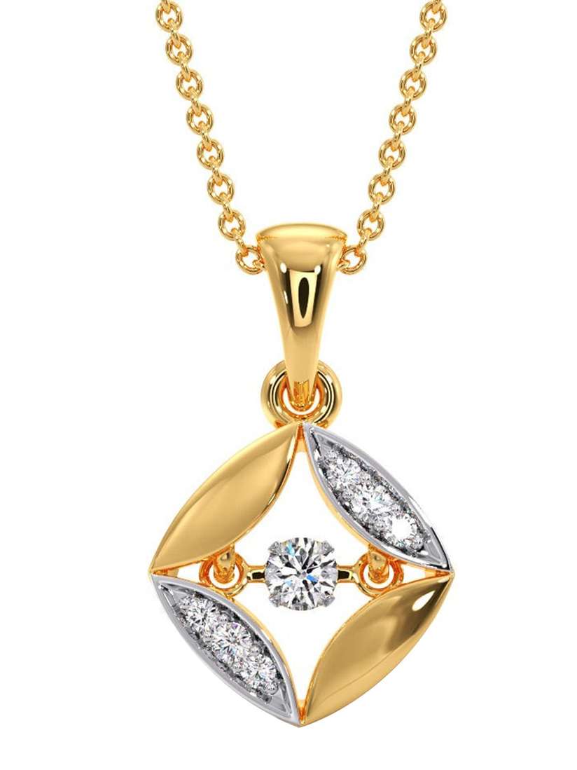 Kalyan 14k Gold Diamond Pendant Buy Candere By Kalyan Jewellers