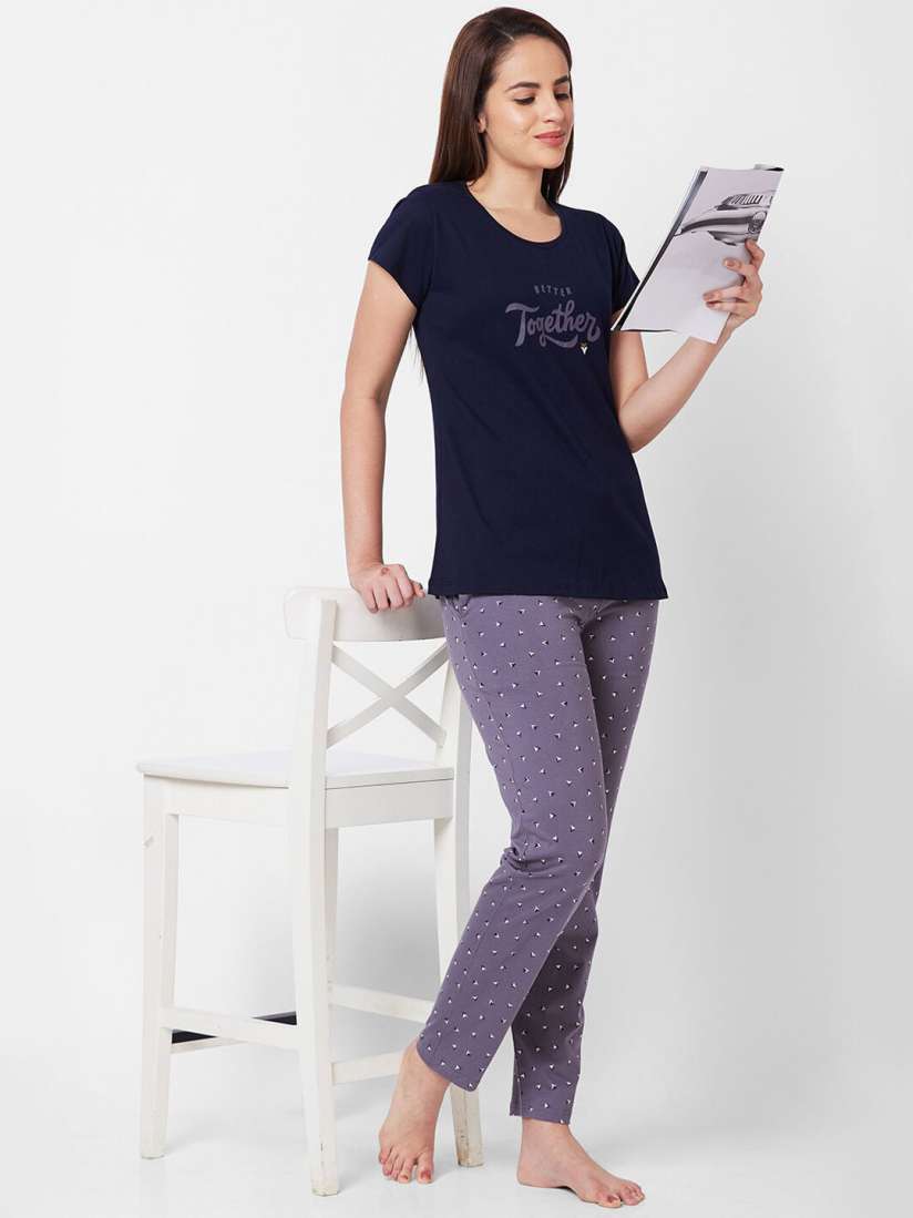 Buy Juliet Typography Printed Pure Cotton Night Suit Night suits for Women 27313004 Myntra