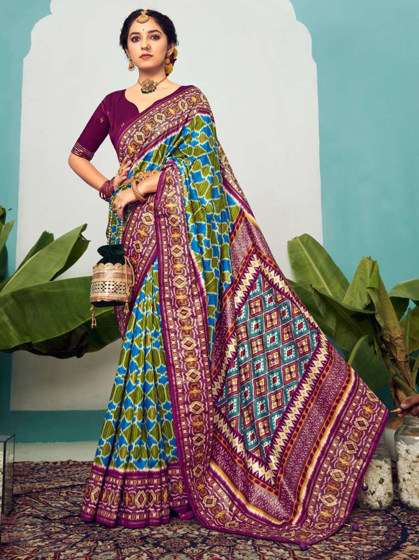 Myntra tussar silk saree online
