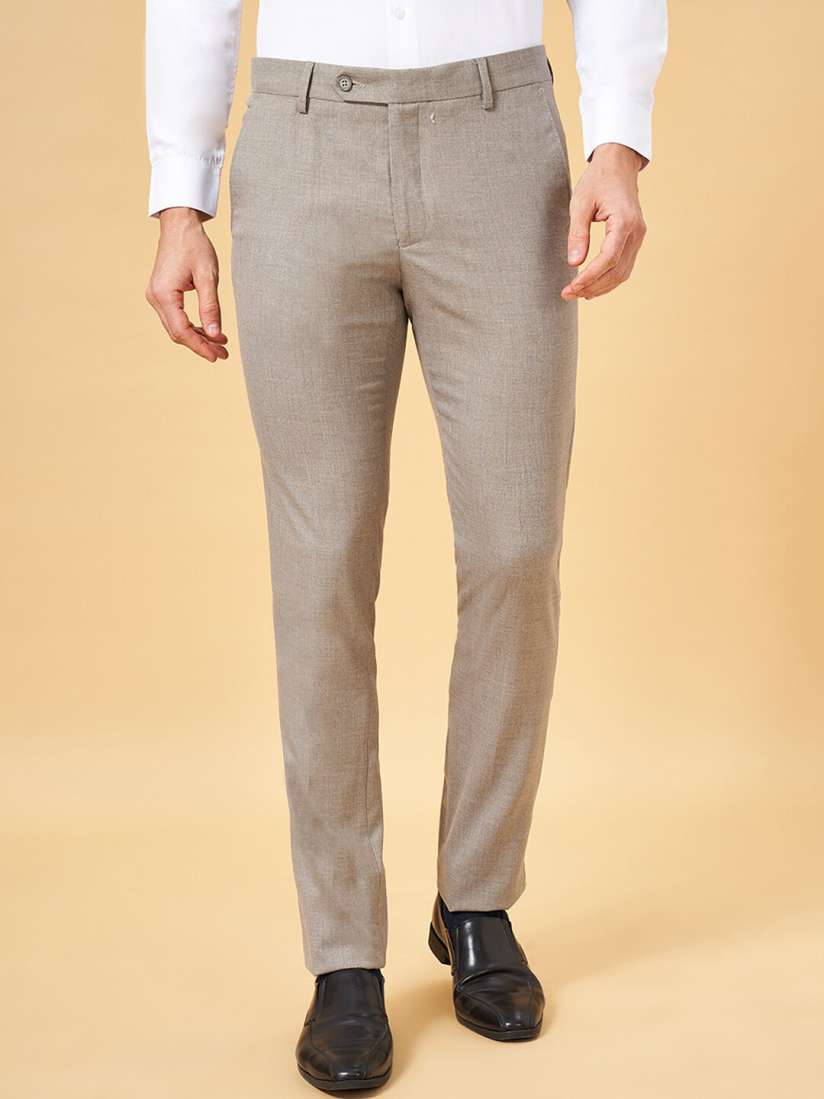 Buy BYFORD by Pantaloons Men Slim Fit Formal Trousers Trousers for Men 27333166 Myntra