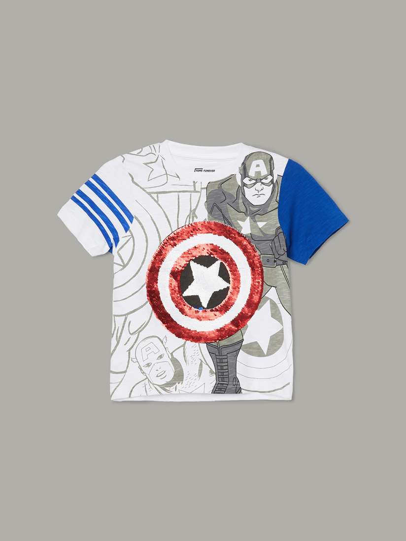 Captain america t shirt myntra sale