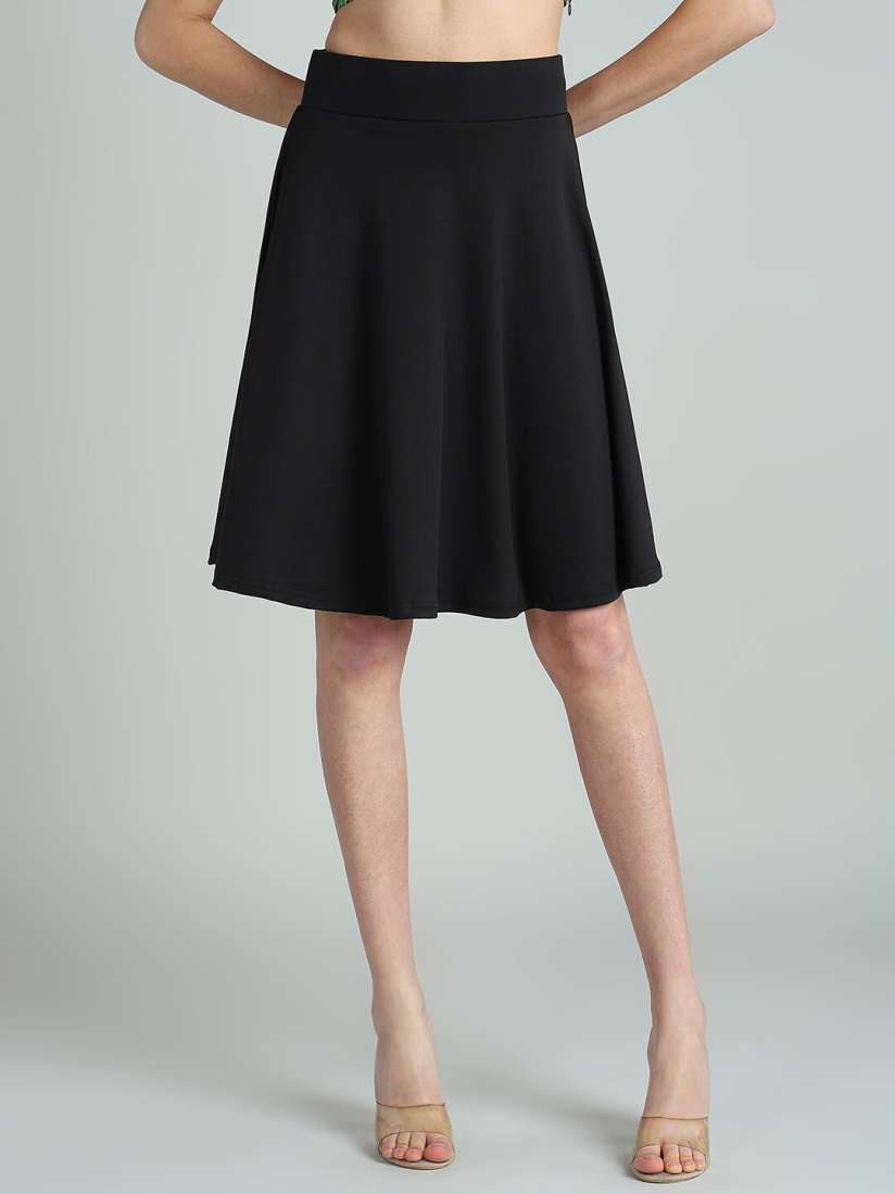 Flared skirt knee length top