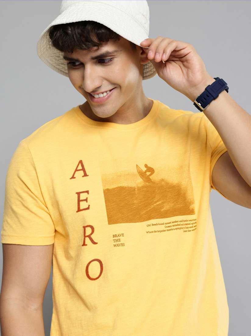 Buy Aeropostale Men Brand Logo Printed Pure Cotton T shirt Tshirts for Men 27345406 Myntra