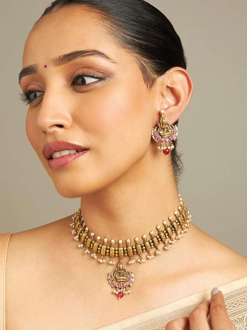 Myntra jewellery necklace cheap