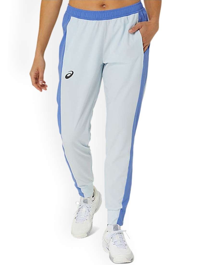 Buy ASICS Women Colourblocked Mid Rise Match Joggers Track Pants for Women 27350340 Myntra