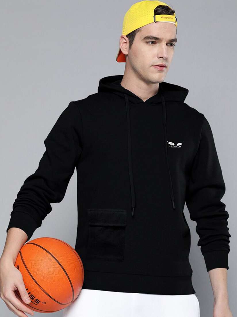 Buy Eyebogler Cotton Hooded Pockets T-shirt Tshirts for Men