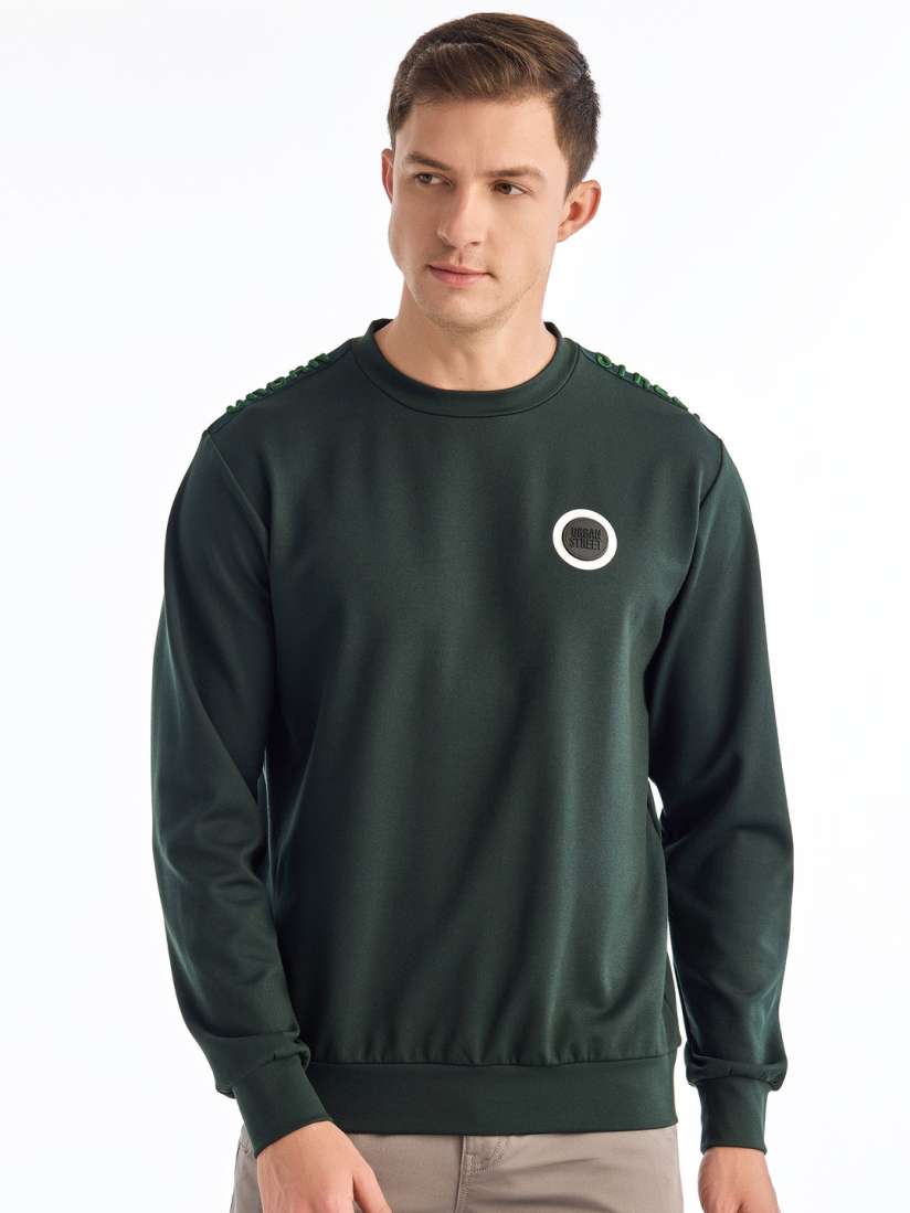 Sweatshirts for men myntra clearance