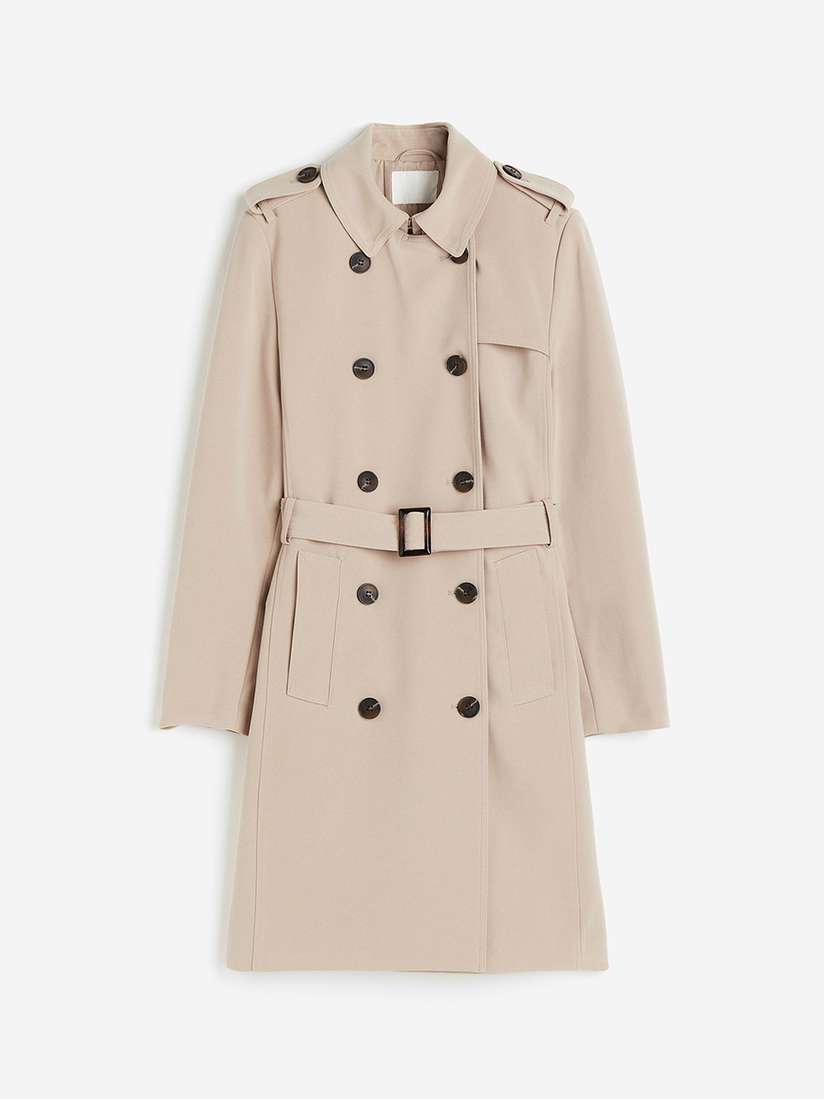 H&m Trench Court Femme Trench Hm Veste Trench-Coat Veste