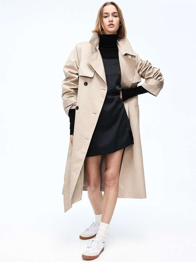 Trench coat myntra discount