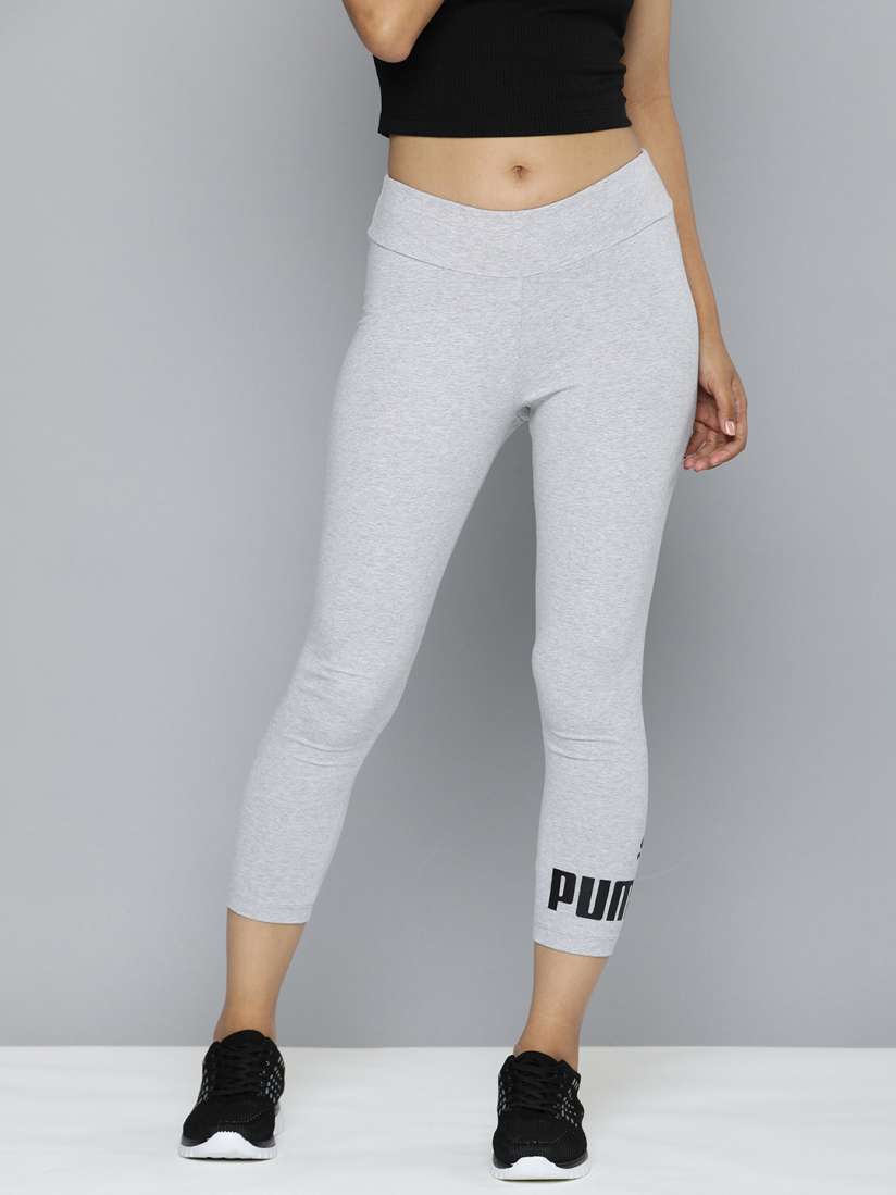 Buy Puma Women ESS 3 4 Logo Printed Slim Fit Outdoor Tights Tights for Women 27393262 Myntra