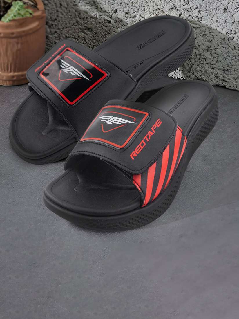 Buy Red Tape Men Printed Sliders Flip Flops for Men 27395140 Myntra