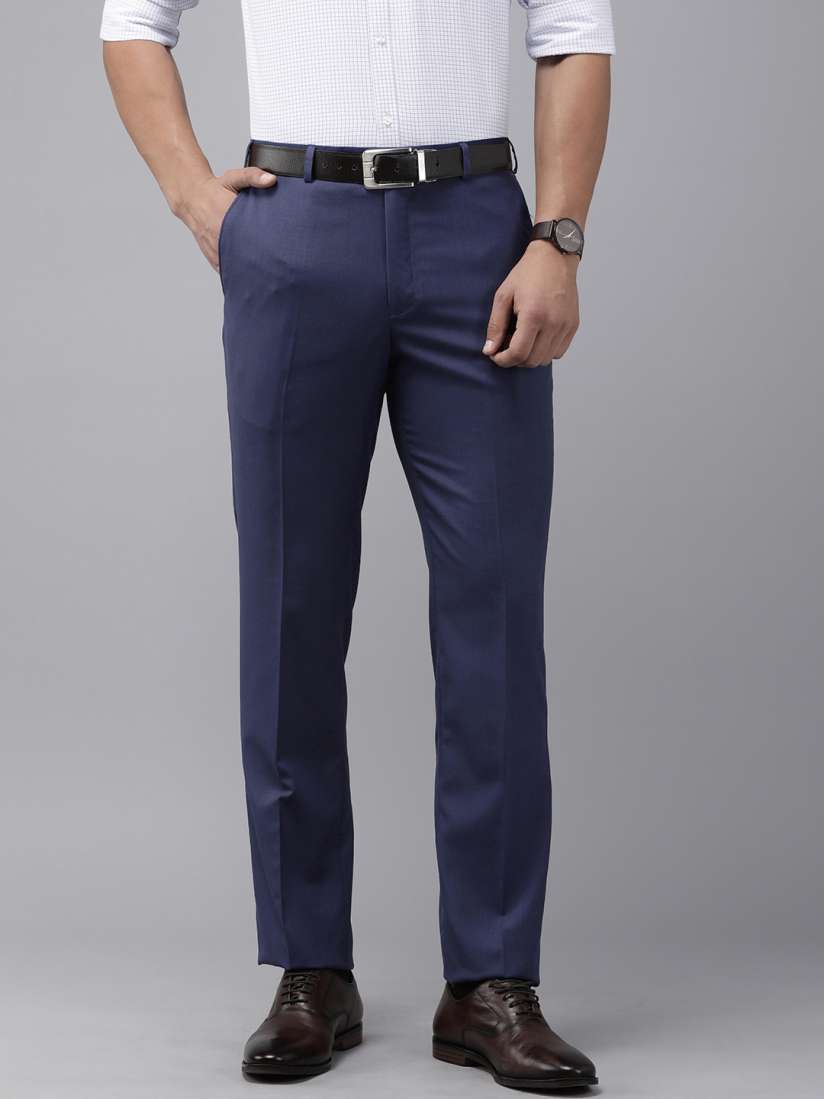 Buy Park Avenue Men Solid Formal Trouser Trousers for Men 27395932 Myntra