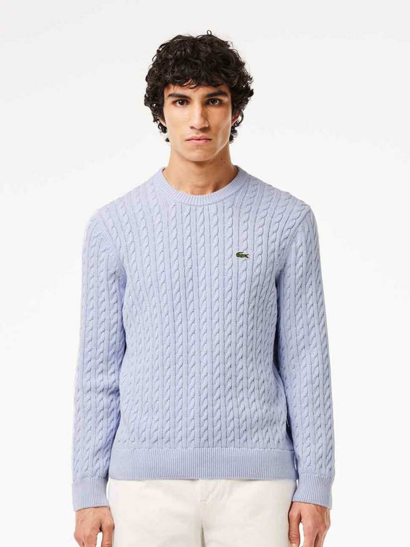Lacoste long sleeve sweater on sale