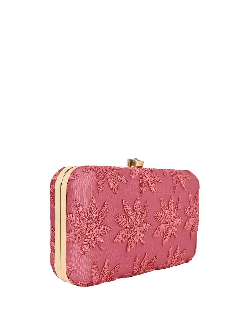 Buy HORRA Floral Embroidered Box Clutch Clutches for Women 27413472 Myntra