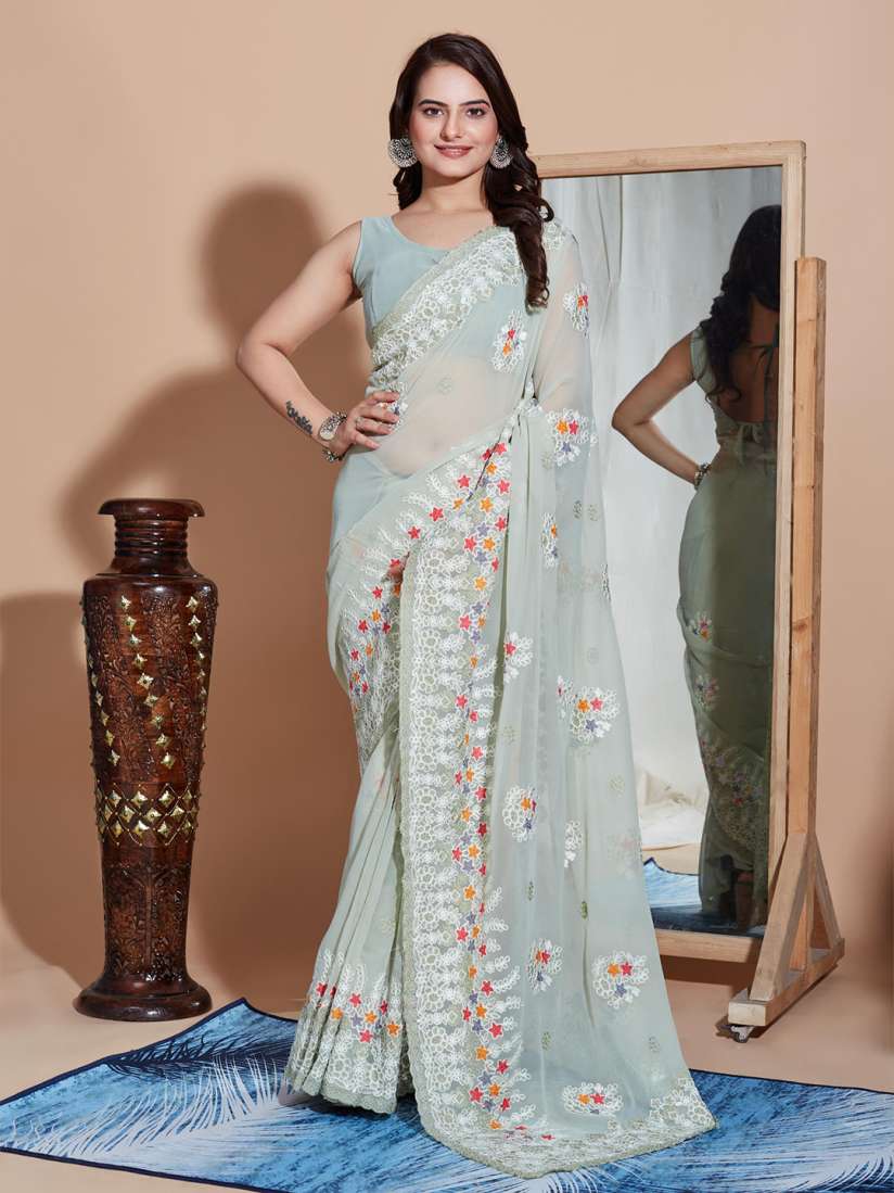 Myntra sarees party wear hotsell
