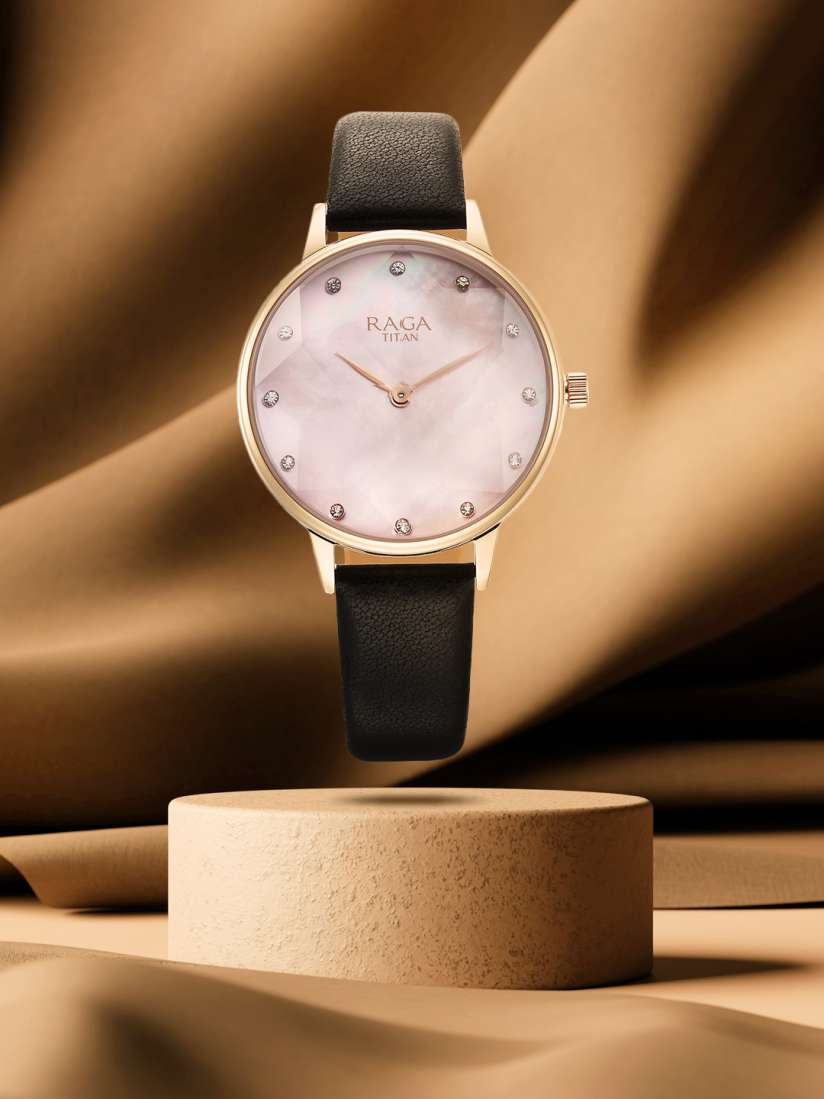 Buy Titan Raga Show Stopper Women Leather Analogue Watch 95274WL01 Watches for Women 27425008 Myntra