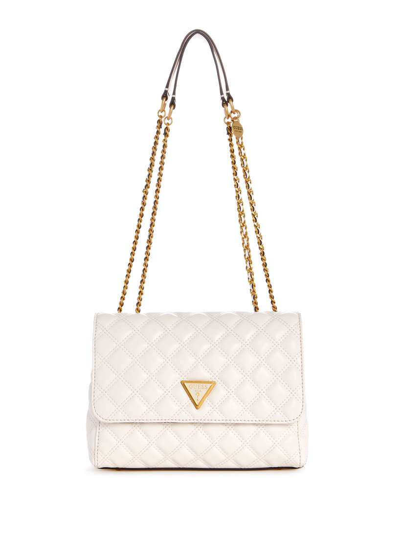Buy GUESS Quilted Structured Shoulder Bag Handbags for Women 27431928 Myntra