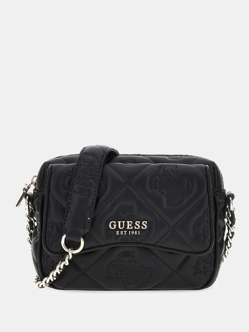 Buy GUESS Brand Logo Textured Structured Sling Bag Handbags for Women 27432176 Myntra