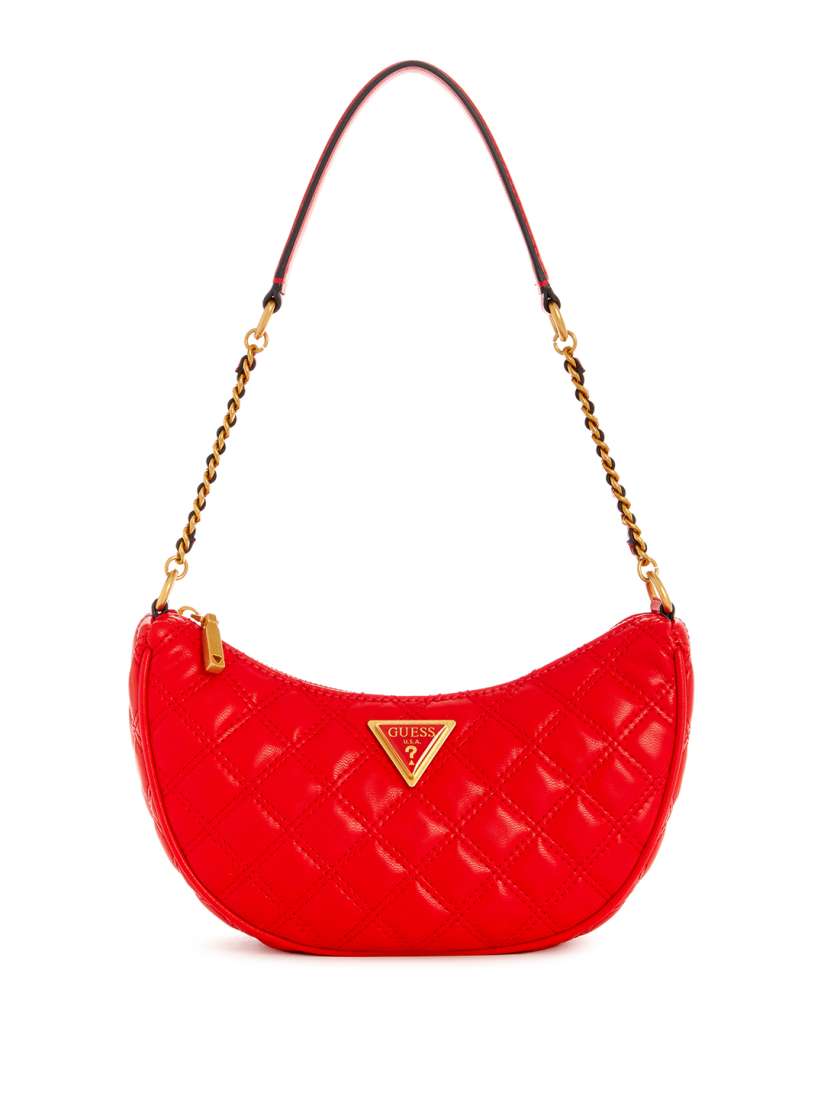 Buy GUESS Quilted Structured Shoulder Bag Handbags for Women 27432350 Myntra