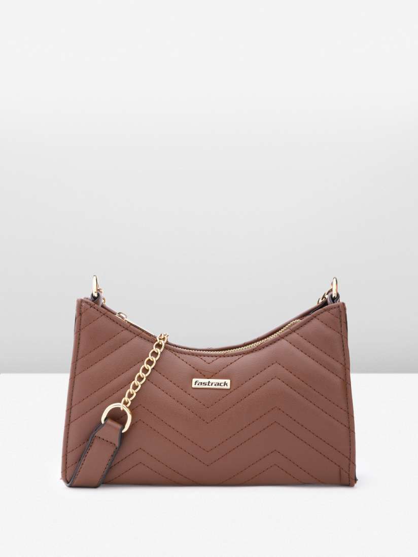 Buy Fastrack Structured Sling Bag with Quilted Detail Handbags for Women 27432572 Myntra