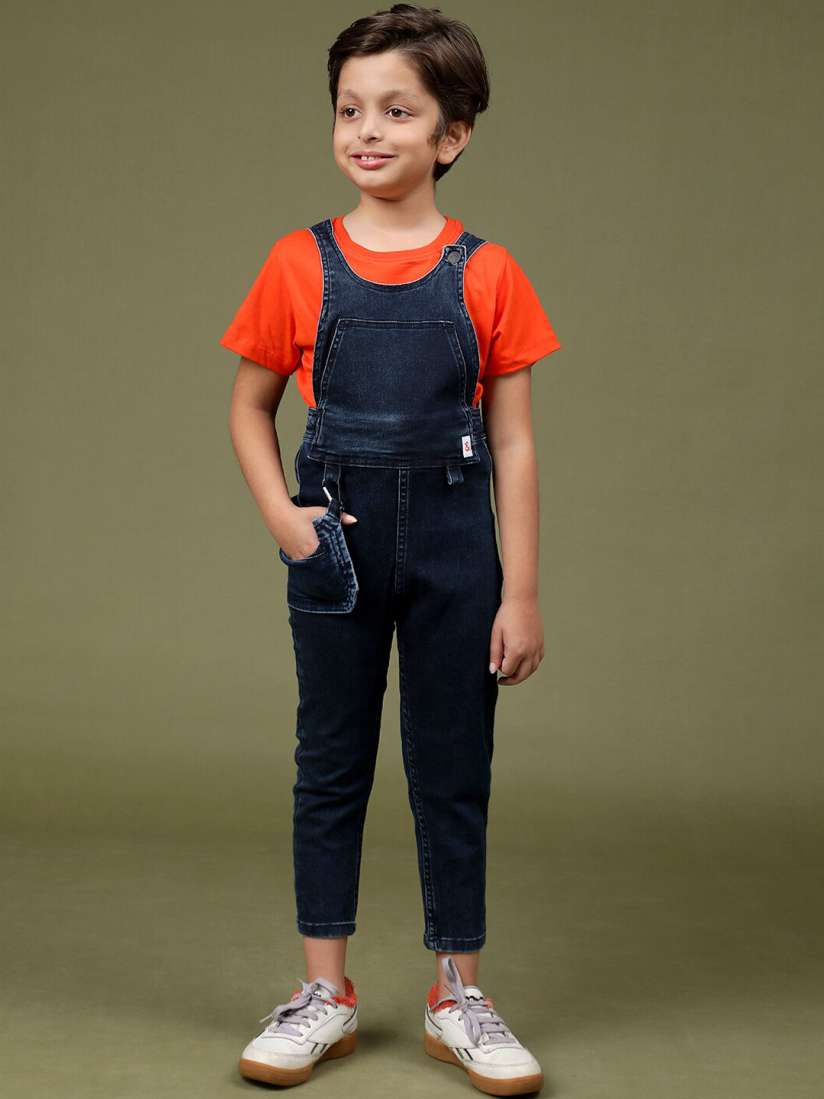 Buy TALES STORIES Boys Ankle Length Straight Leg Dungarees Dungarees for Boys 27433074 Myntra