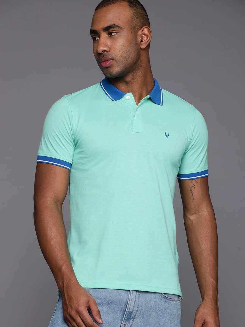 Buy Allen Solly Polo Collar Regular Fit T shirt Tshirts for Men 27440484 Myntra