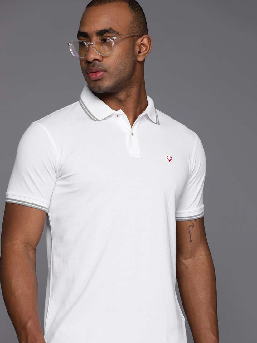 Buy Allen Solly Polo Collar Regular Fit T shirt Tshirts for Men 27440498 Myntra
