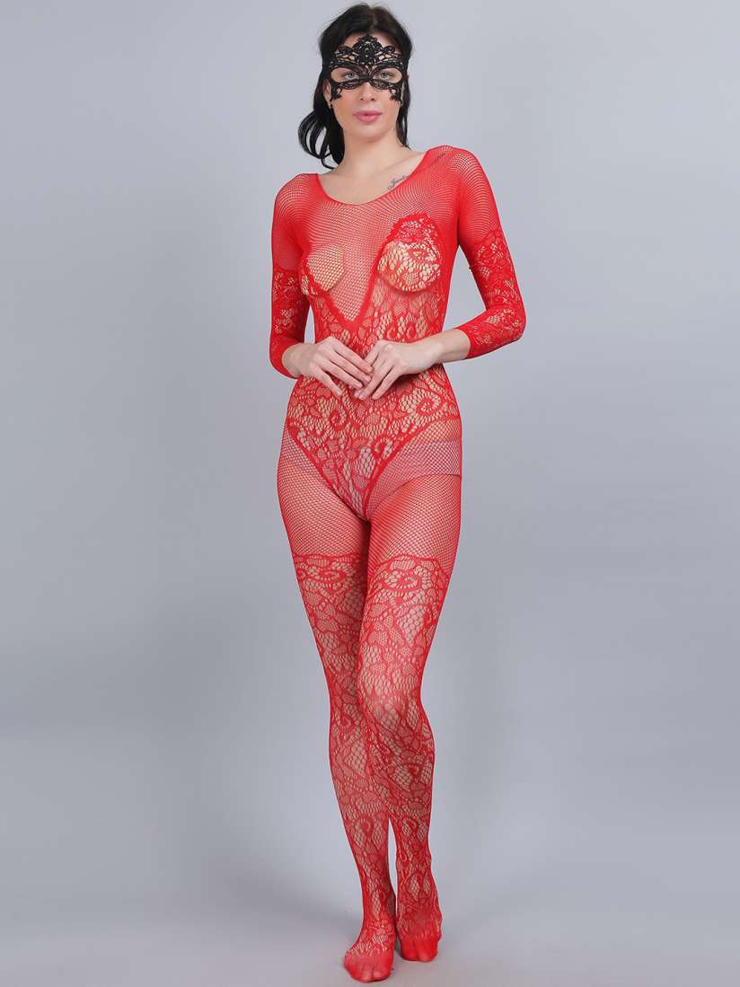 Buy COLOR STYLE Self Design Stretchable Full Body Stockings With Mask Stockings for Women 27440930 Myntra