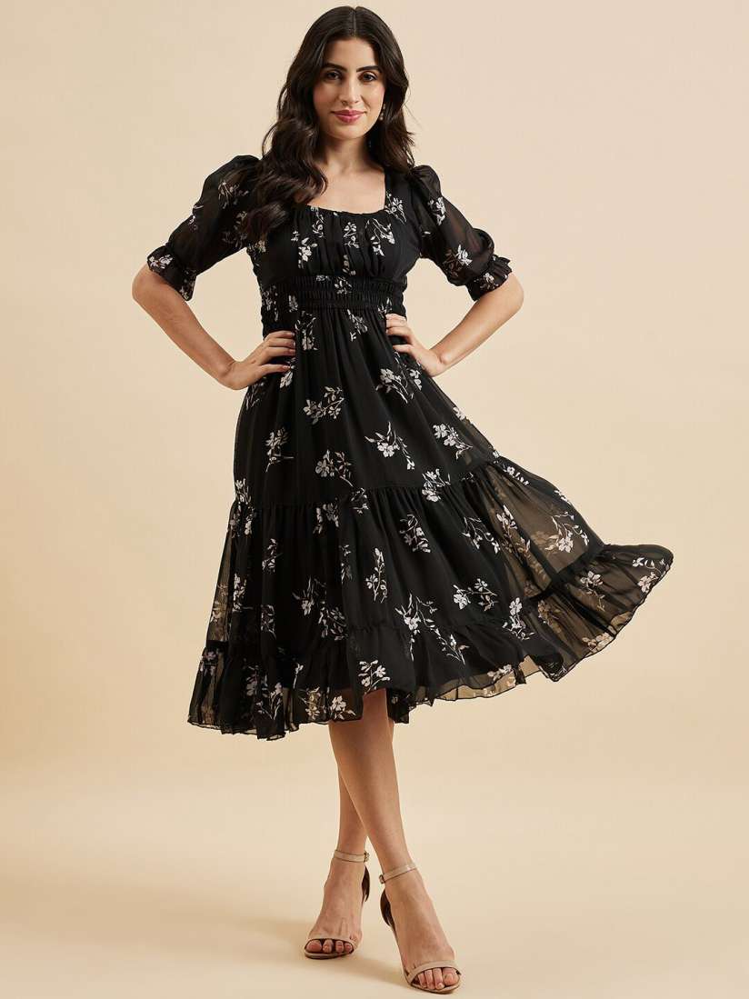 Myntra floral dresses clearance
