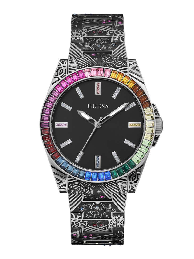 Buy GUESS Men Stainless Steel Dial Bracelet Style Strap Throne Analogue Watch GW0496G1 Watches for Men 27452052 Myntra