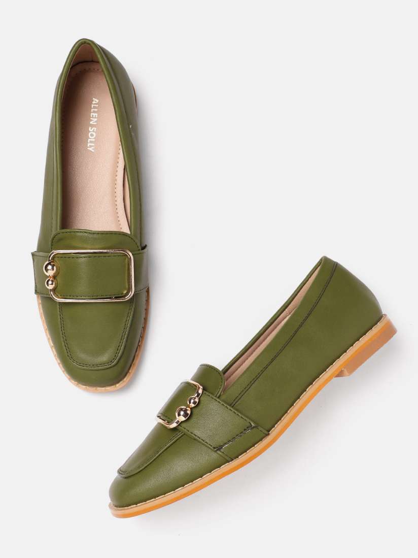 Buy Allen Solly Women Buckle Detail Loafers Casual Shoes for Women 27464106 Myntra