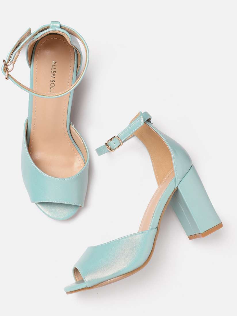 Buy Allen Solly Shimmer Block Heels Heels for Women 27464164 Myntra