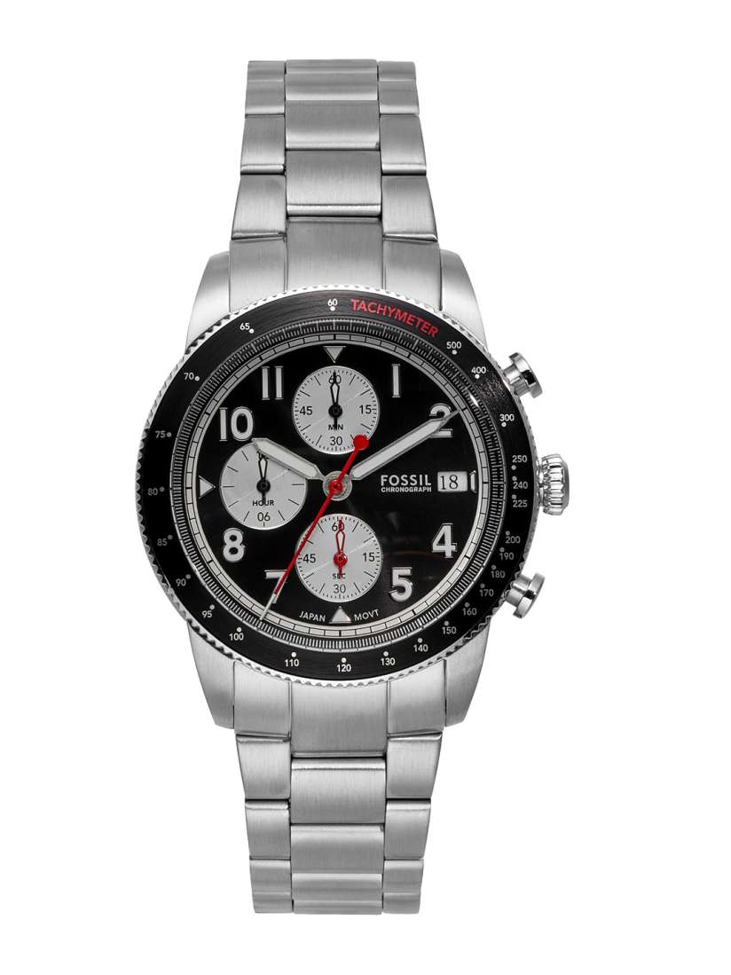 Buy Fossil Sport Tourer Men Stainless Steel Bracelet Style Straps Analogue Watch FS6045 Watches for Men 27464252 Myntra
