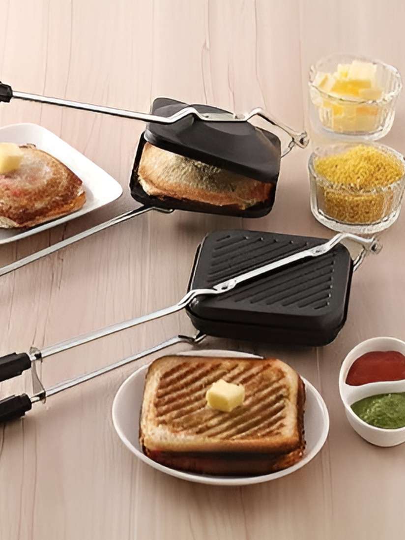 Panini Press Stove Top Bread Toaster Gas Stove Top Toaster Gas