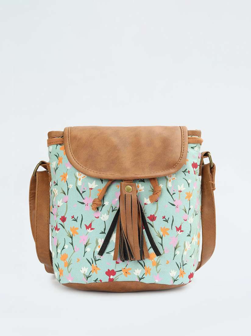 Buy max Floral Printed Structured Sling Bag Handbags for Women 27482424 Myntra