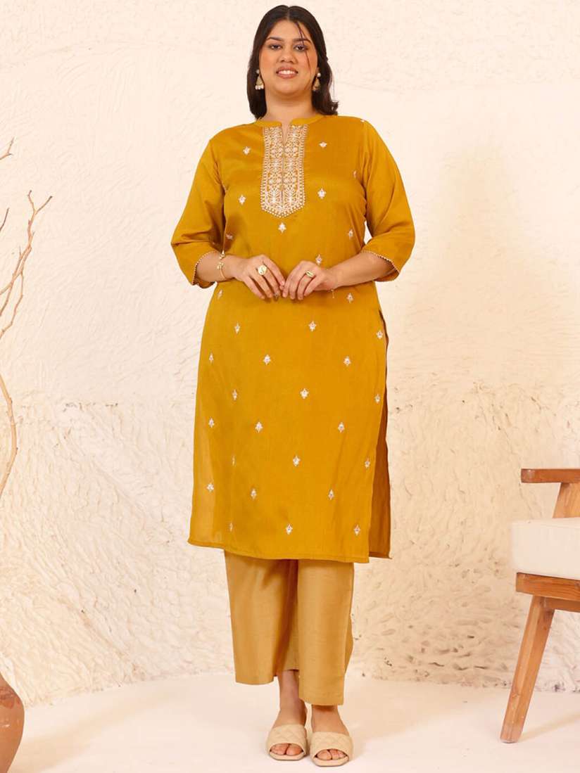 Janasya women's straight kurta best sale