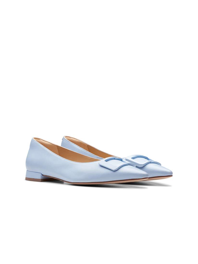 Buy Clarks Sensa15 Embellished Pointed Toe Leather Ballerinas Flats for Women 27485048 Myntra
