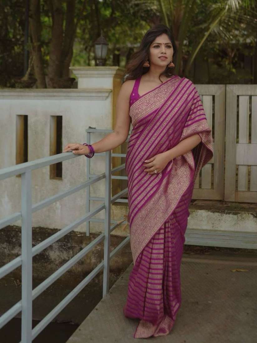 Buy KALINI Woven Design Art Silk Saree Sarees for Women 27486704 Myntra