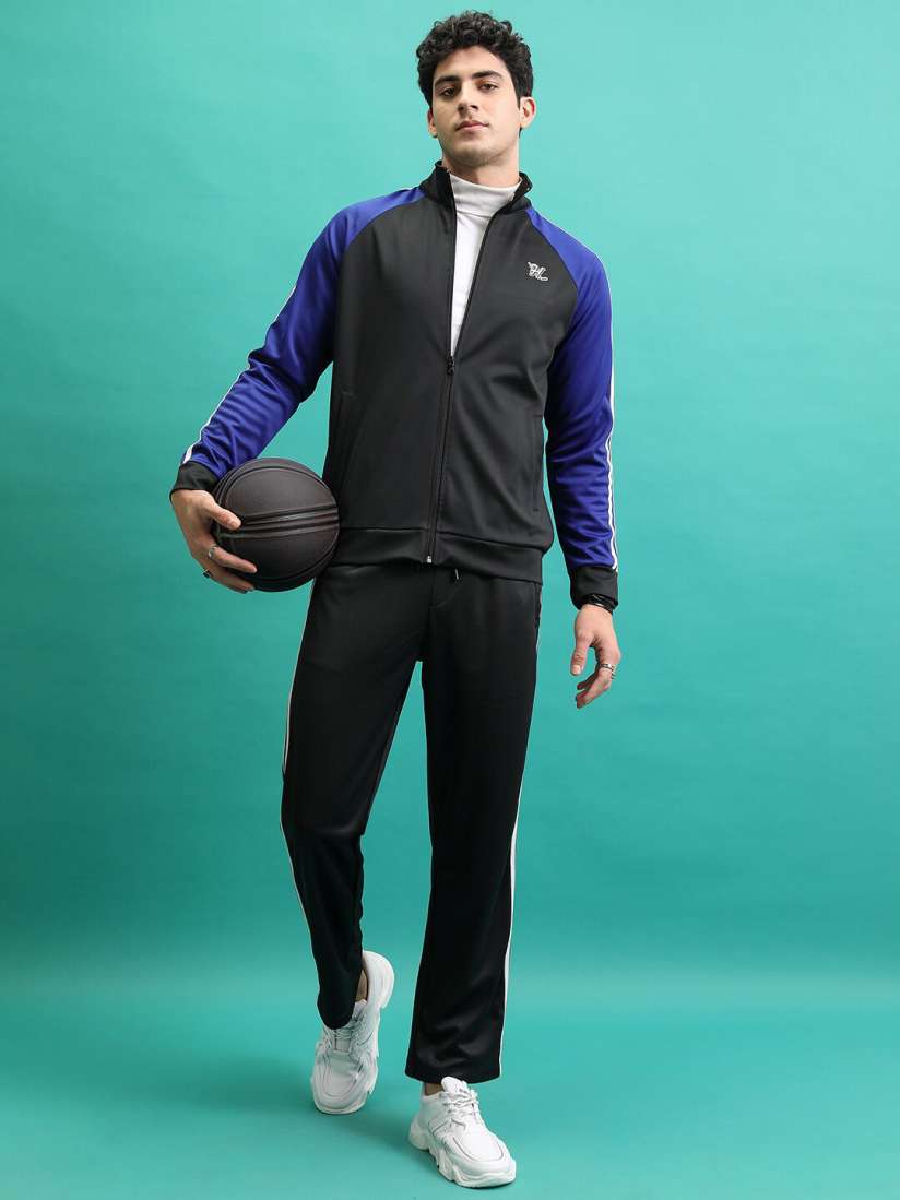 Buy HIGHLANDER Colourblocked High Neck Tracksuits Tracksuits for Men 27487604 Myntra