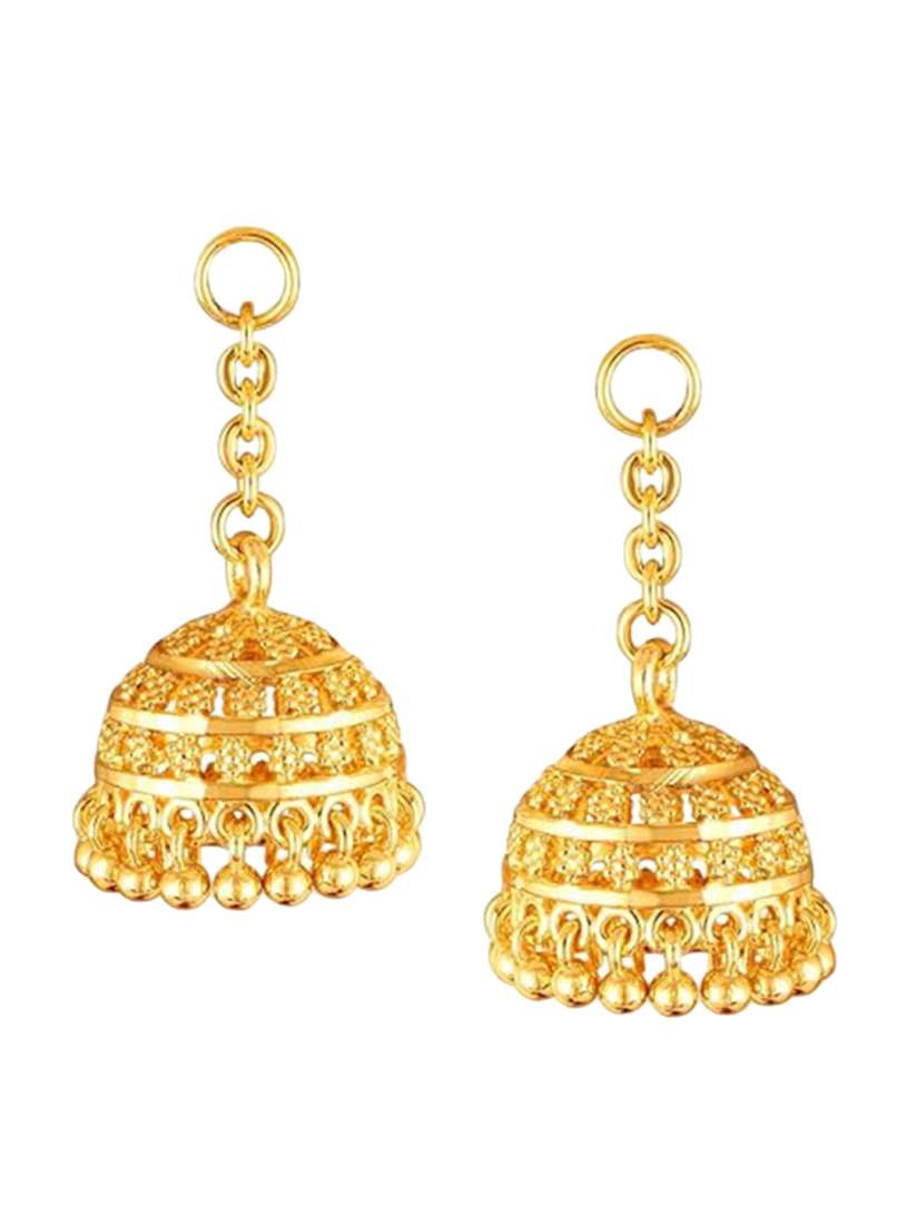 Buy Vighnaharta Gold Plated Contemporary Removable Stud Chain Jhumkas Earrings for Women 27504910 Myntra