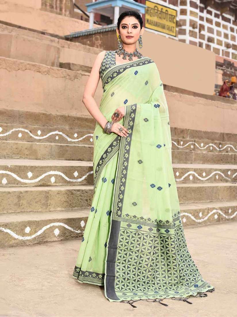 Ethnic cotton sarees top