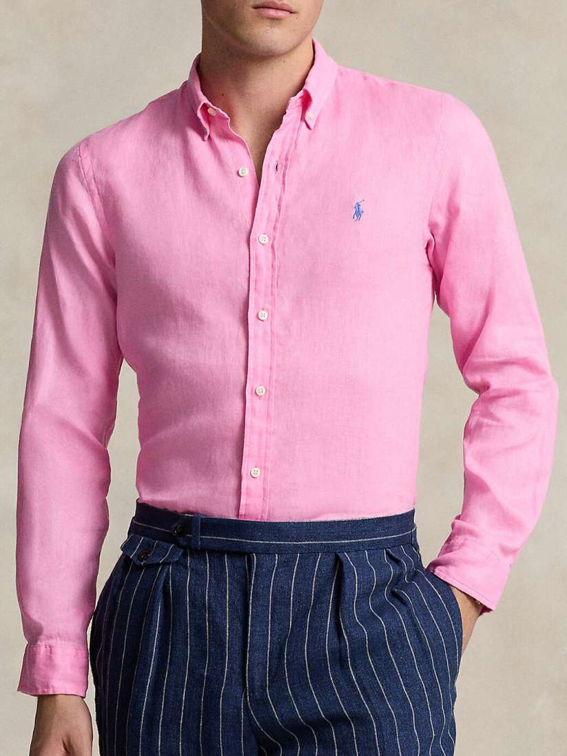 Buy Polo Ralph Lauren Custom Fit Linen Shirt Shirts for Men 27535778 Myntra